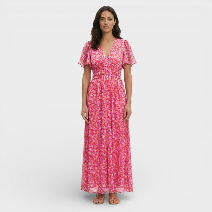 Robe Longue Florale Femme Élégante