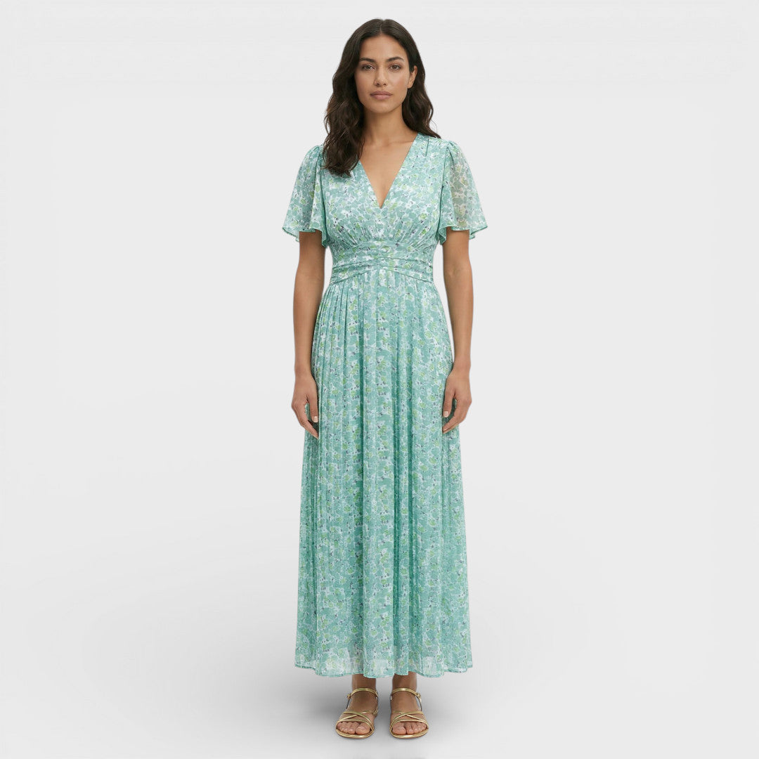 Robe Longue Florale Femme Élégante