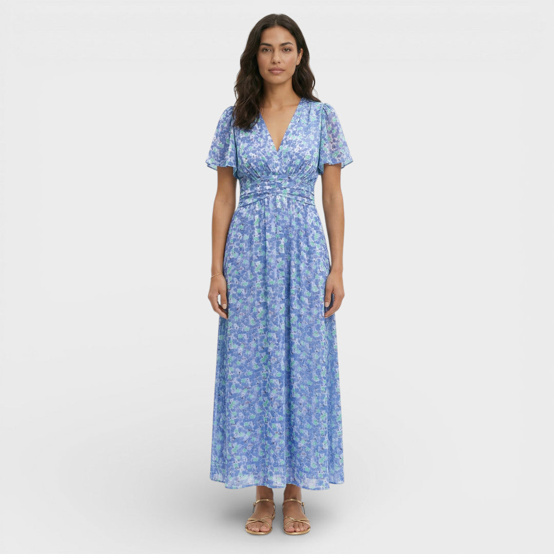 Robe Longue Florale Femme Élégante