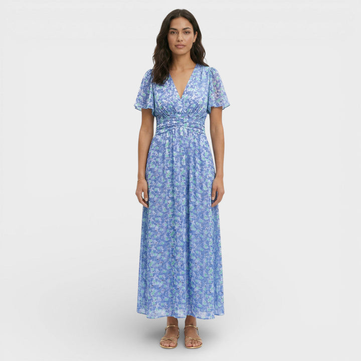 Robe Longue Florale Femme Élégante