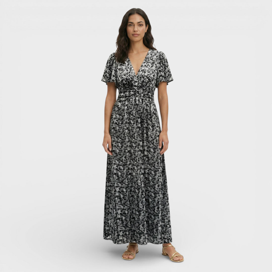Robe Longue Florale Femme Élégante