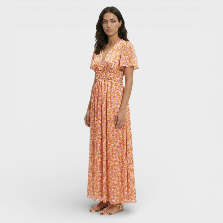 Robe Longue Florale Femme Élégante