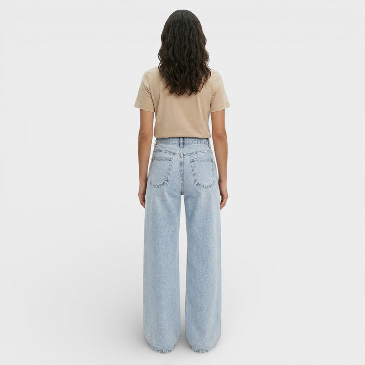 Jean Droit Taille Haute Femme