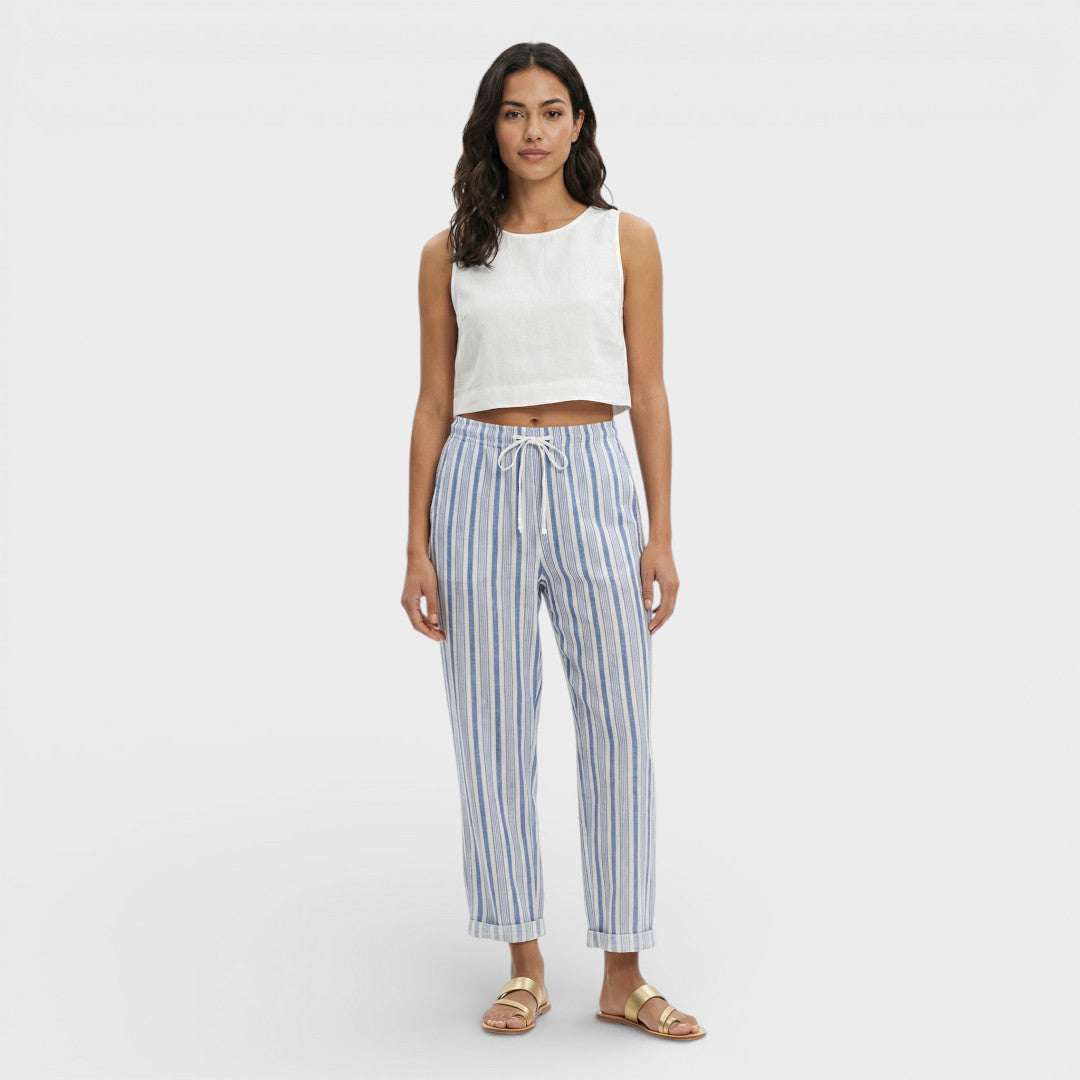 Pantalon Cheville Imprimé Femme