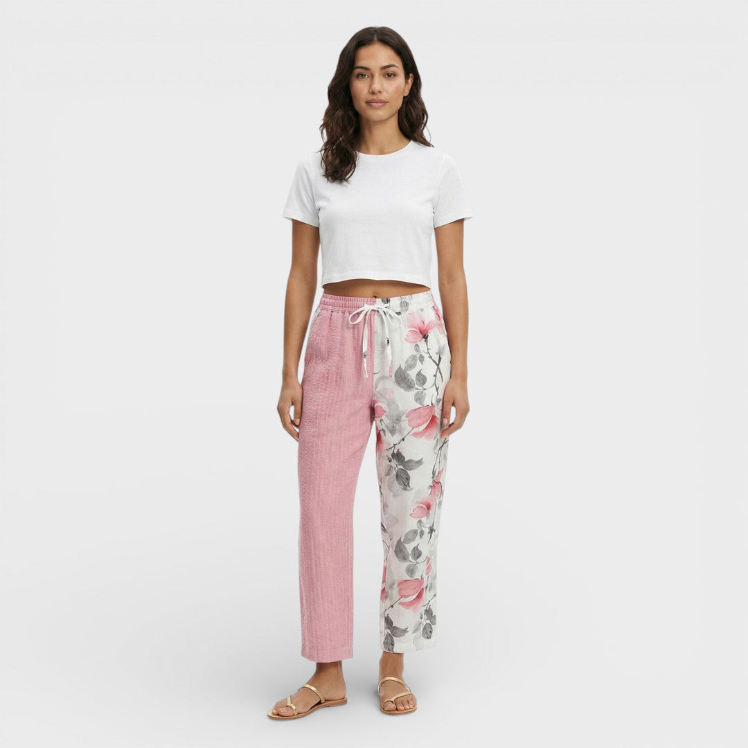 Pantalon Cheville Imprimé Femme