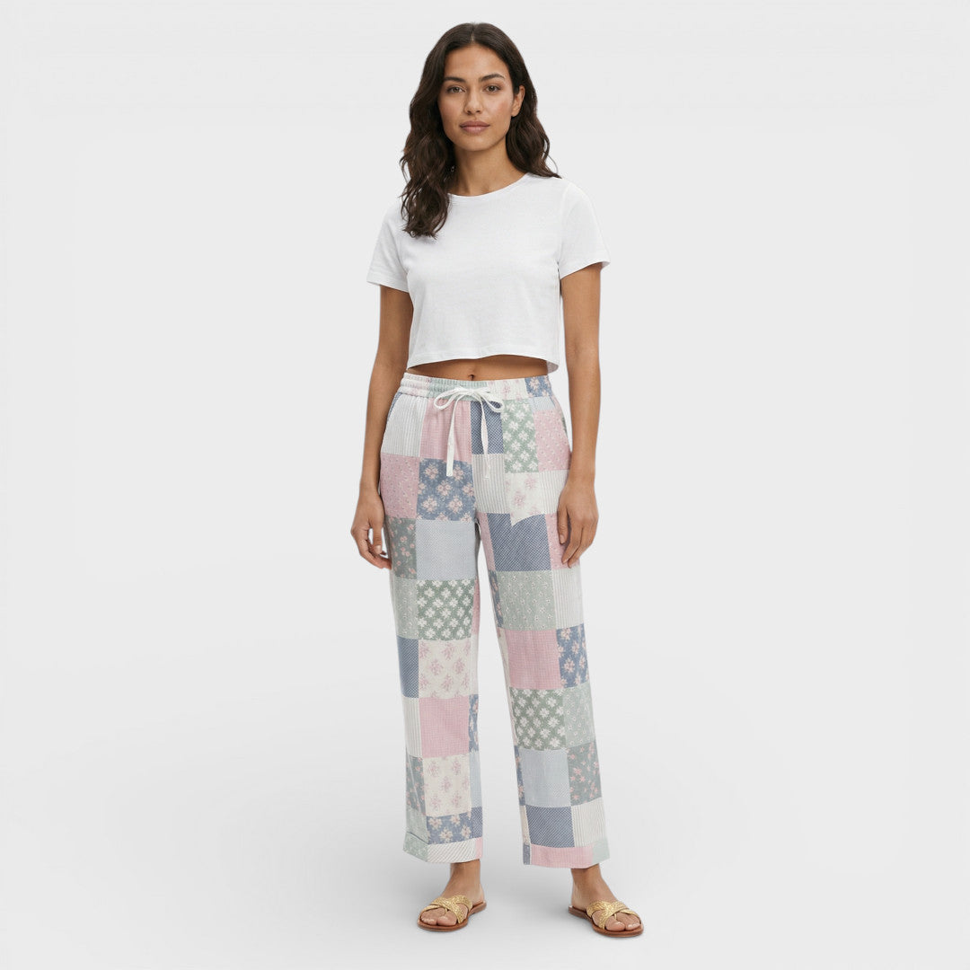Pantalon Cheville Imprimé Femme