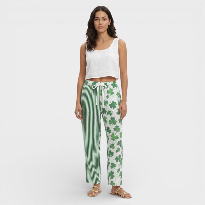 Pantalon Cheville Imprimé Femme