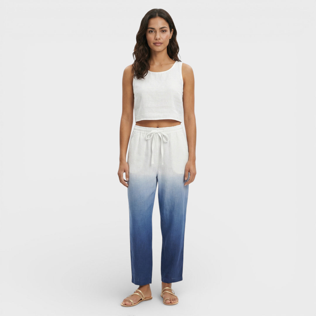 Pantalon Cheville Imprimé Femme