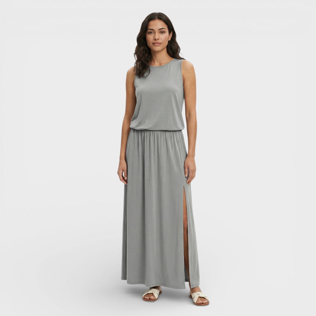 Robe Longue Femme Sans Manches