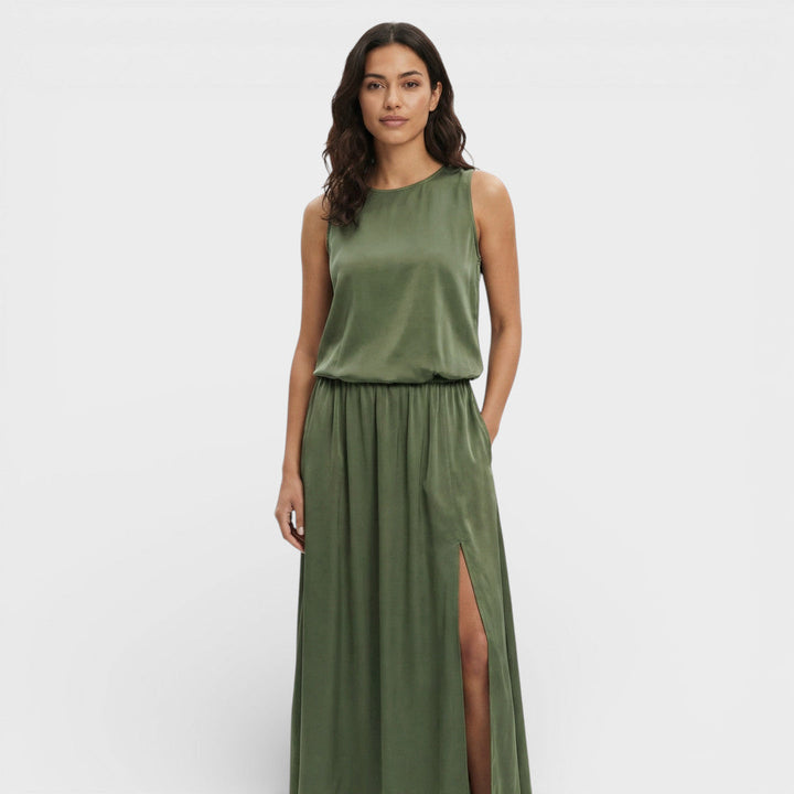 Robe Longue Femme Sans Manches