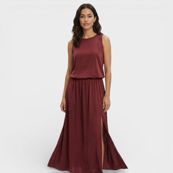 Robe Longue Femme Sans Manches