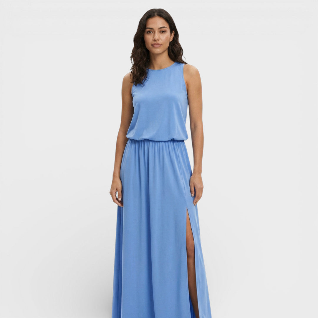 Robe Longue Femme Sans Manches