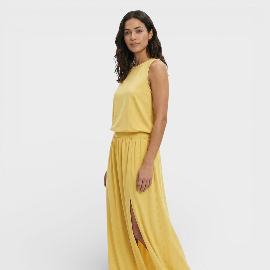 Robe Longue Femme Sans Manches
