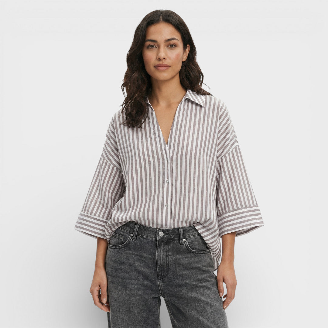 Chemise Femme Manche Large Élégante
