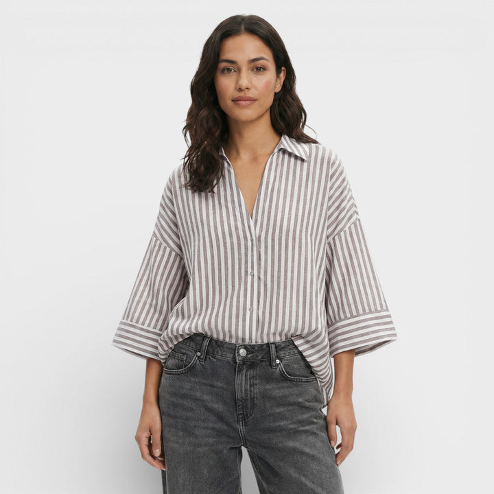 Chemise Femme Manche Large Élégante