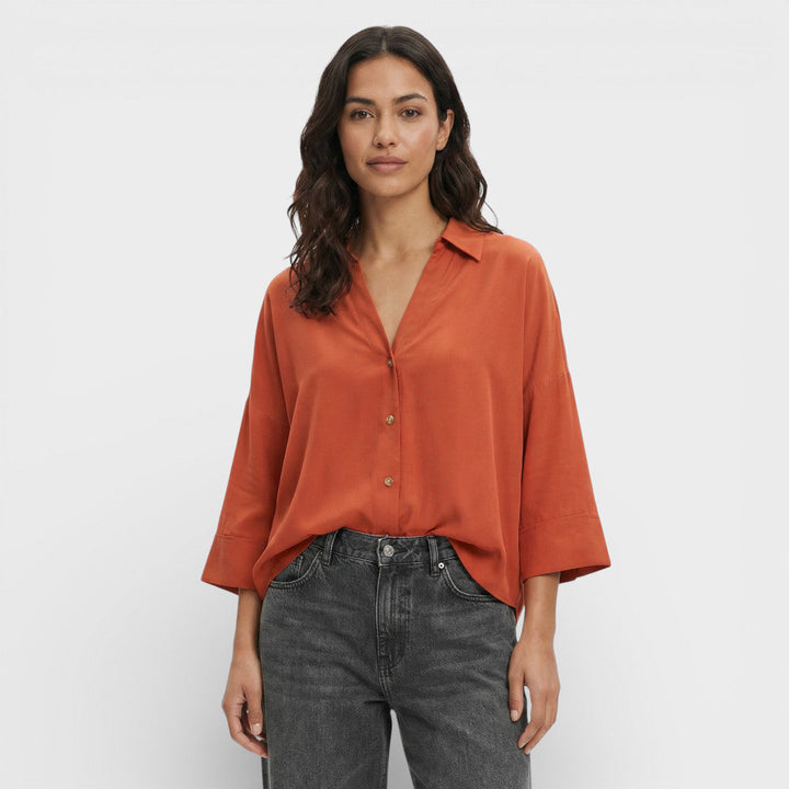 Chemise Femme Manche Large Élégante