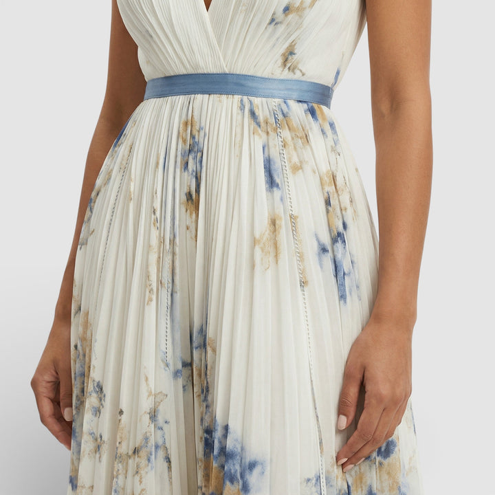Robe Longue Florale Cérémonie Élégante