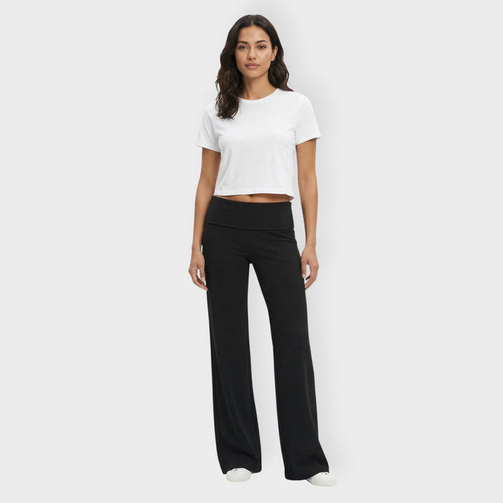Pantalon Flare Taille Basse Femme
