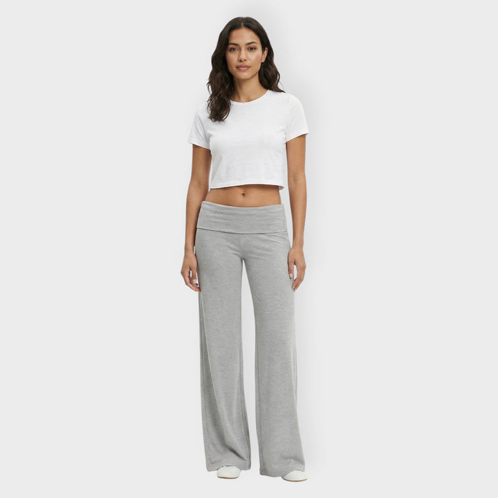 Pantalon Flare Taille Basse Femme