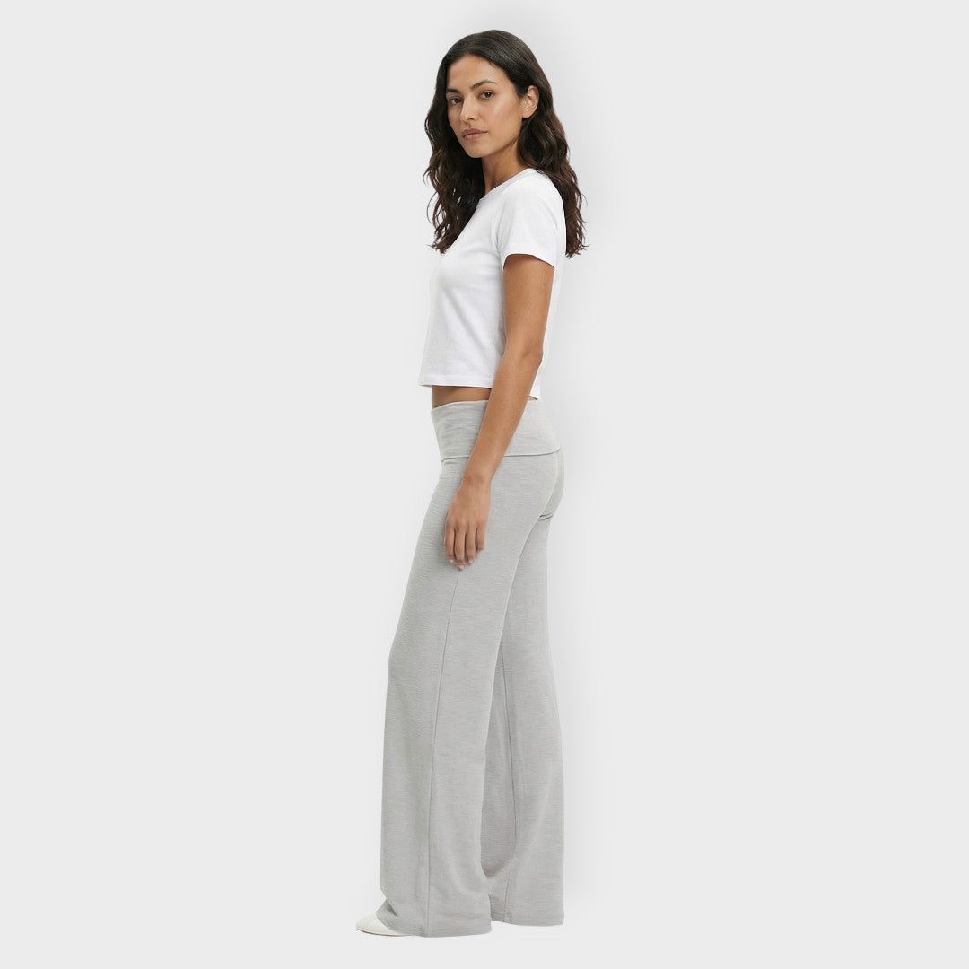 Pantalon Flare Taille Basse Femme