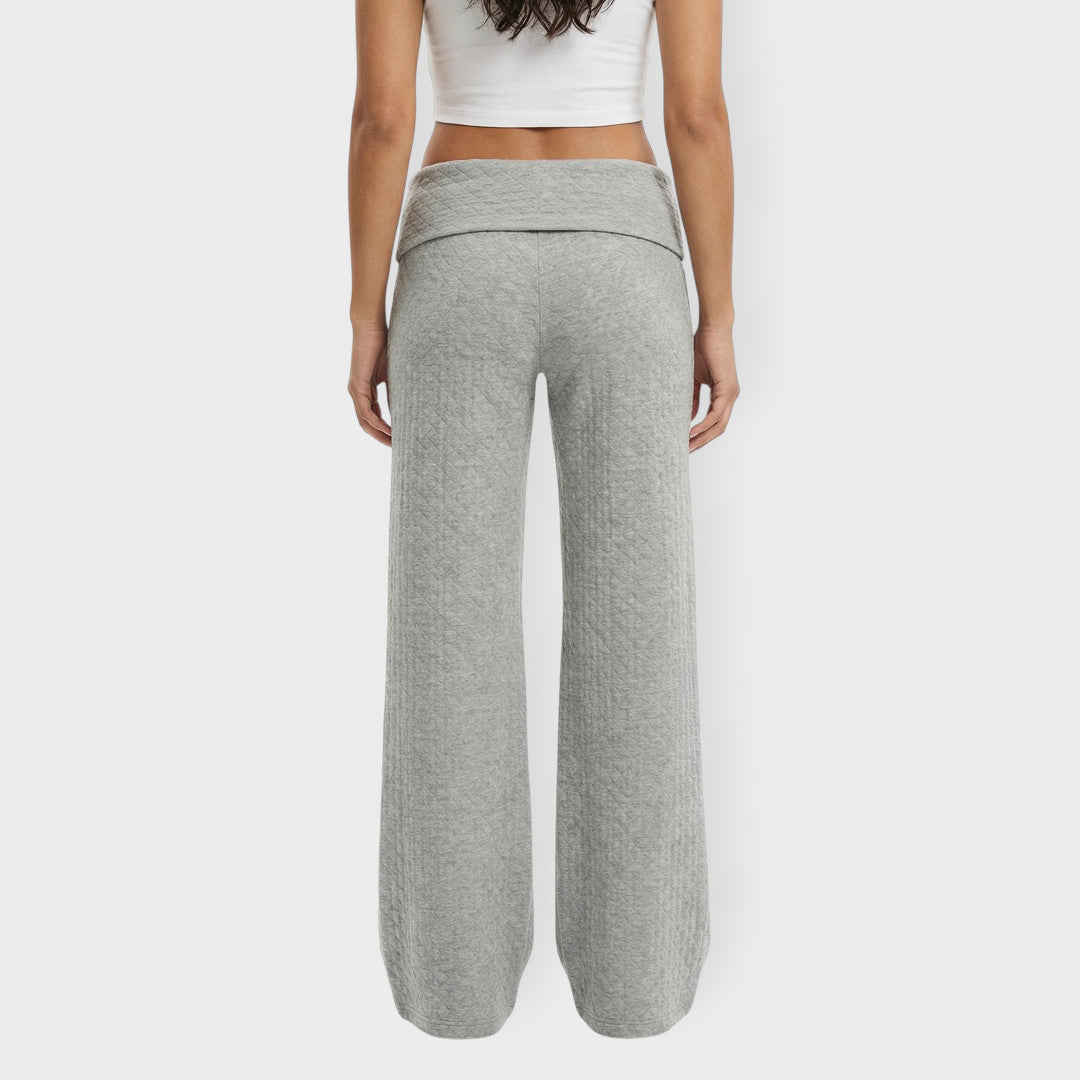 Pantalon Flare Taille Basse Femme