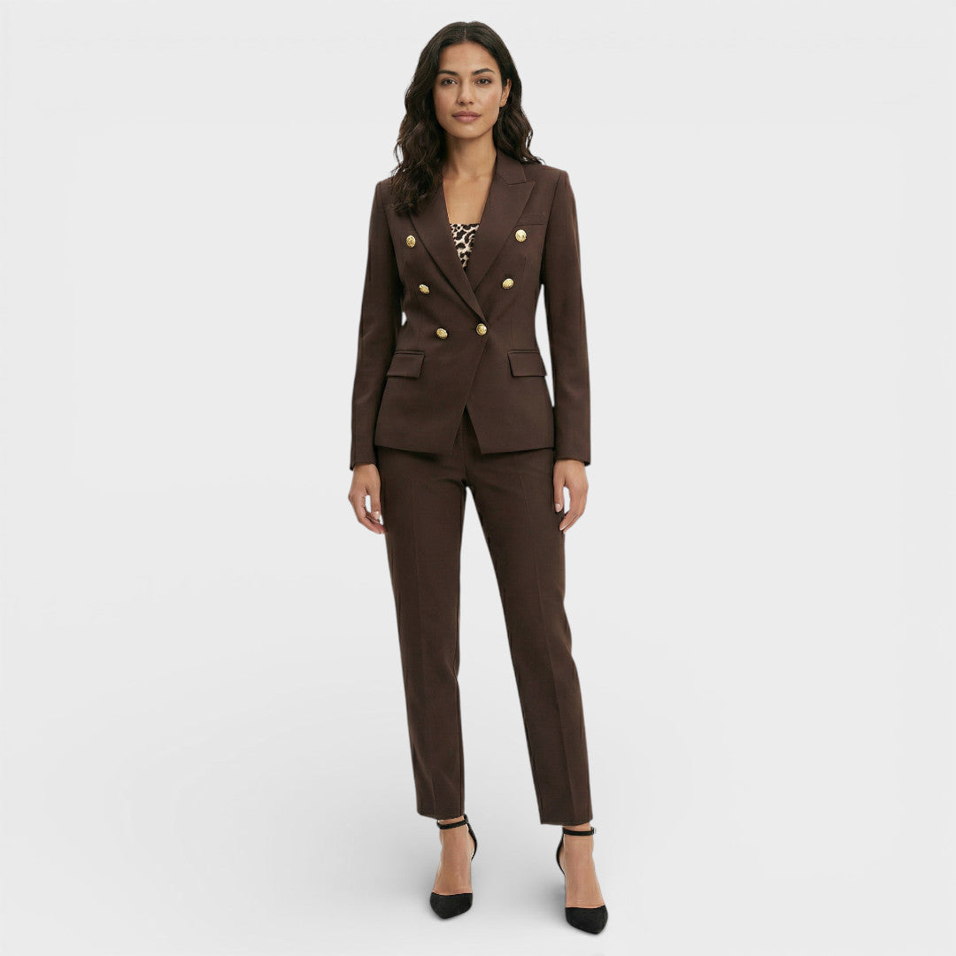 Ensemble Tailleur Double Boutonnage Femme