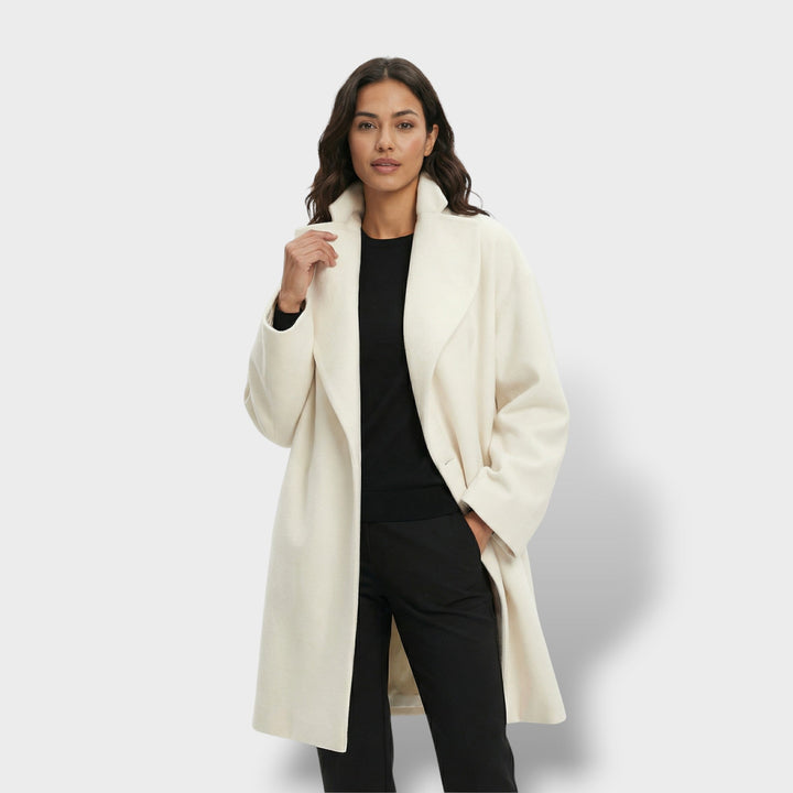 Manteau Oversize Court Un Bouton Femme