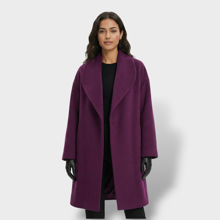 Manteau Oversize Court Un Bouton Femme