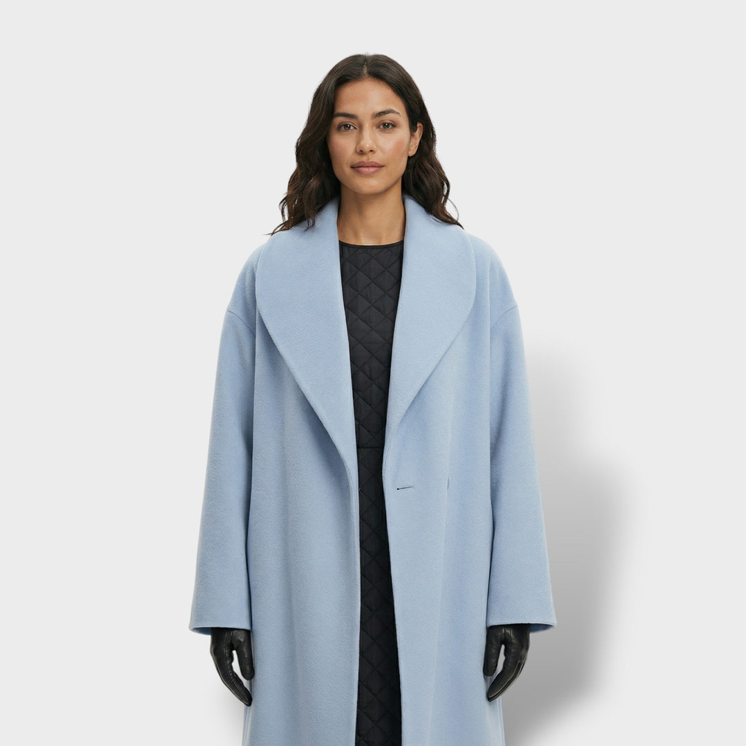 Manteau Oversize Court Un Bouton Femme