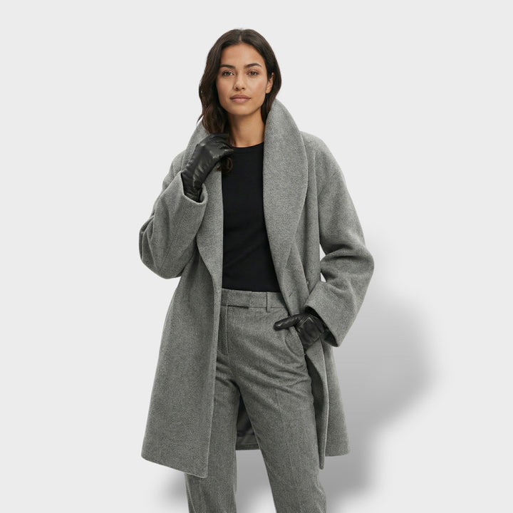 Manteau Oversize Court Un Bouton Femme