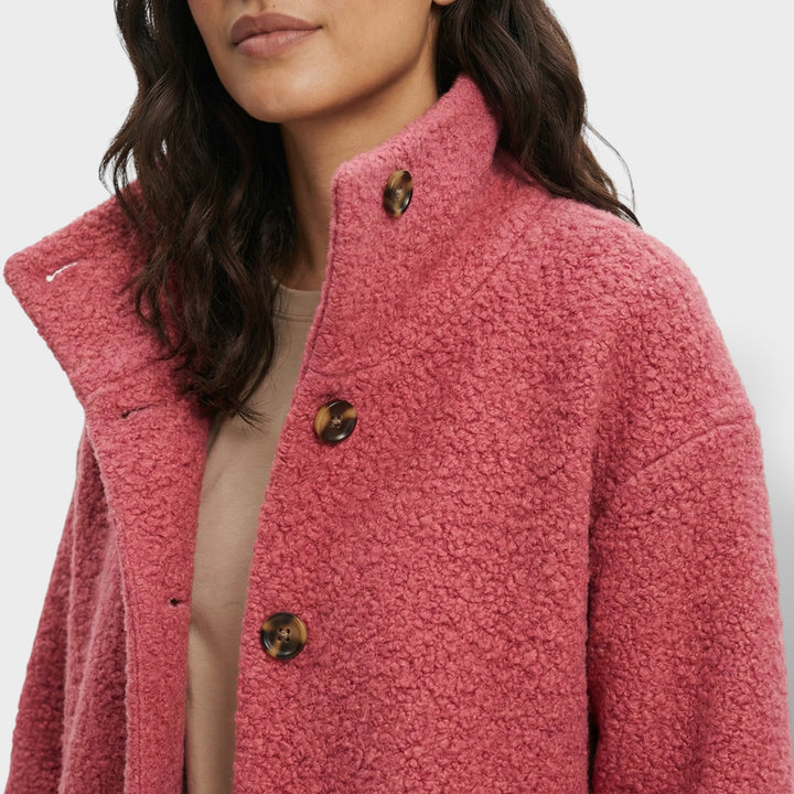 Manteau Long Laine Capuche Femme