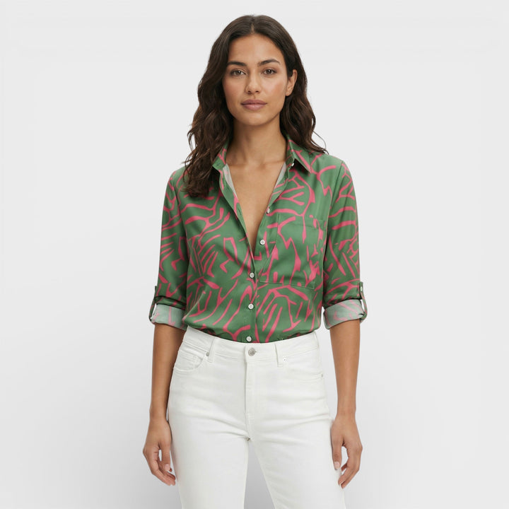 Blouse Classique Col Femme