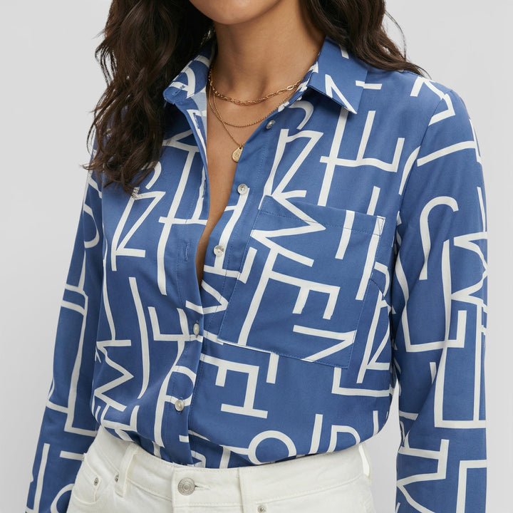 Blouse Classique Col Femme