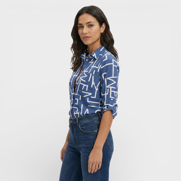 Blouse Classique Col Femme