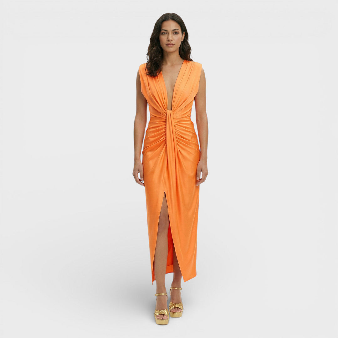 Robe Midi Soirée Décolleté V