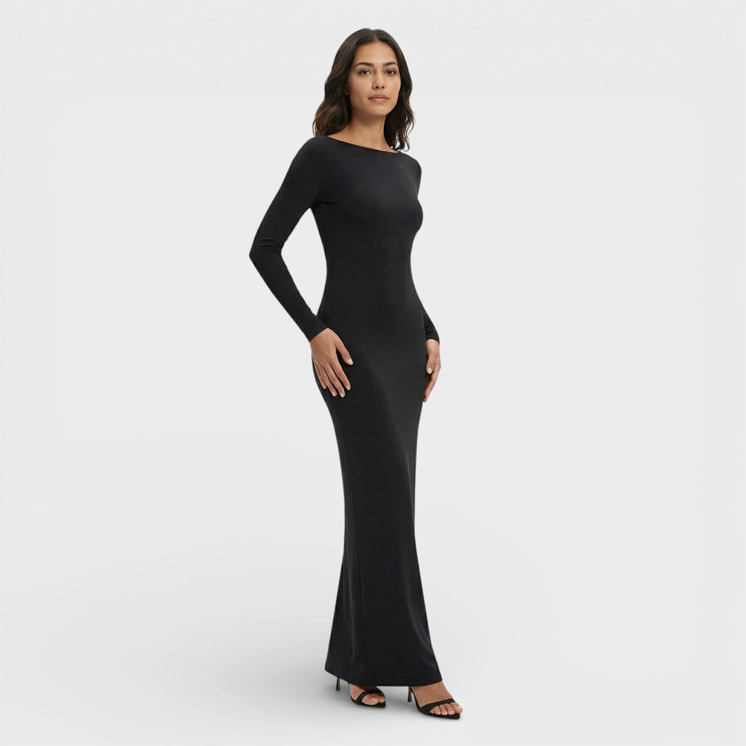 Robe Maxi Dos Ouvert Élégante