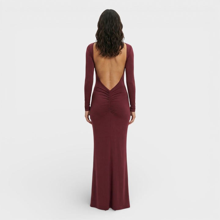 Robe Maxi Dos Ouvert Élégante