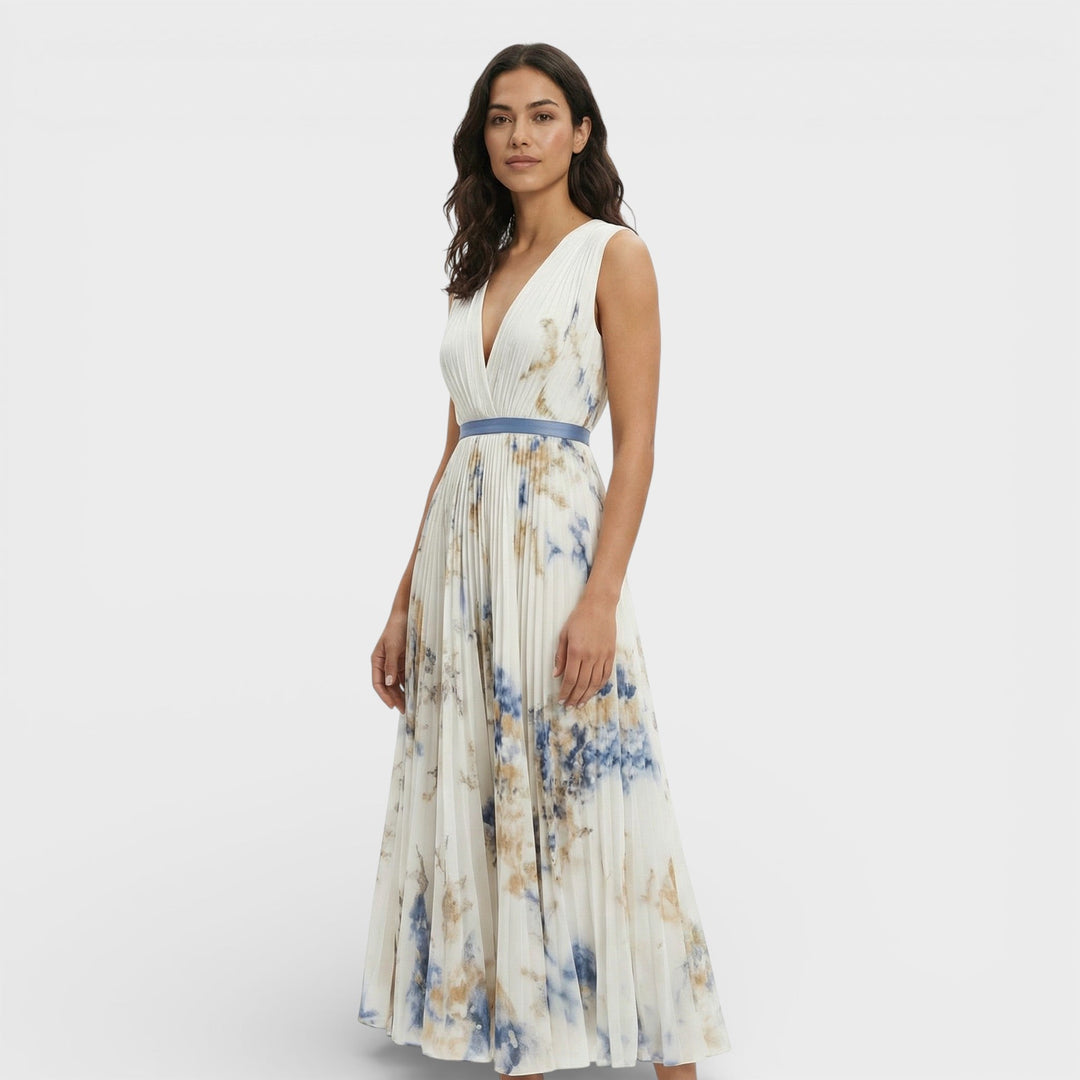 Robe Longue Florale Cérémonie Élégante