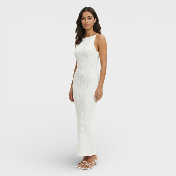 Robe Longue Froncée Femme Soirée