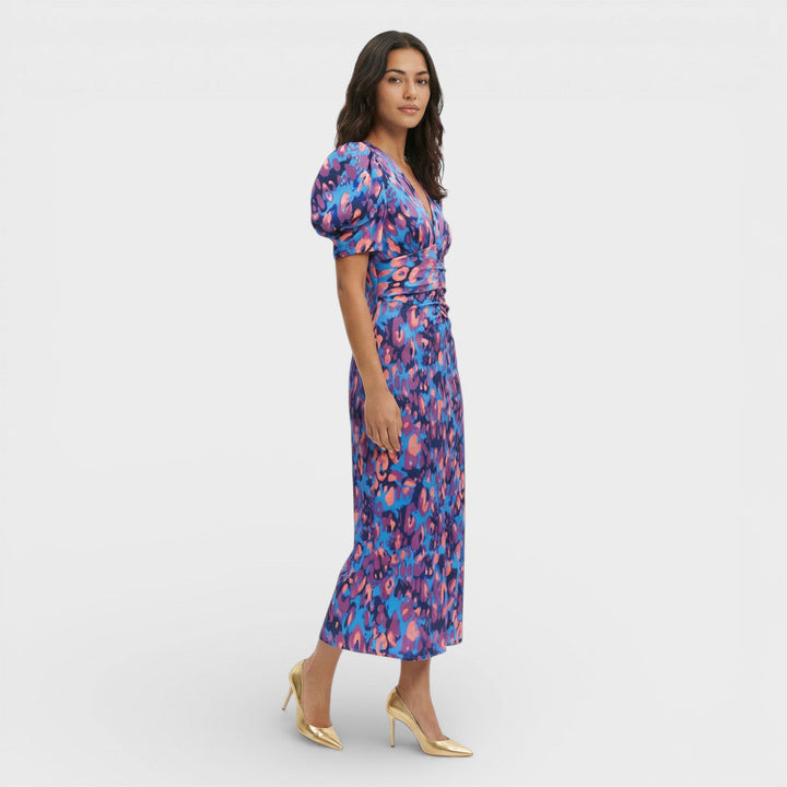 Robe Longue Femme Manches Bouffantes
