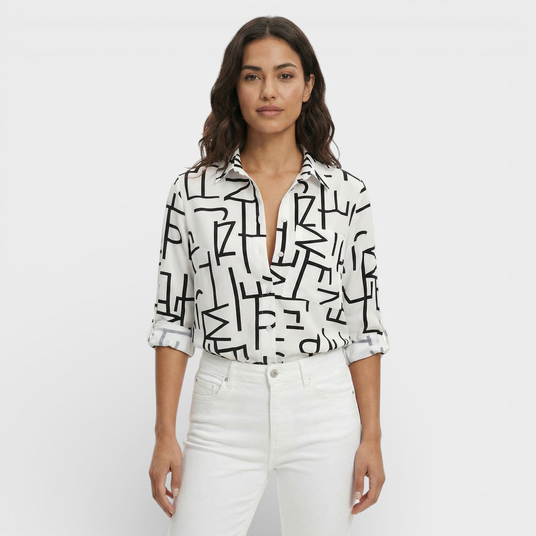 Blouse Classique Col Femme