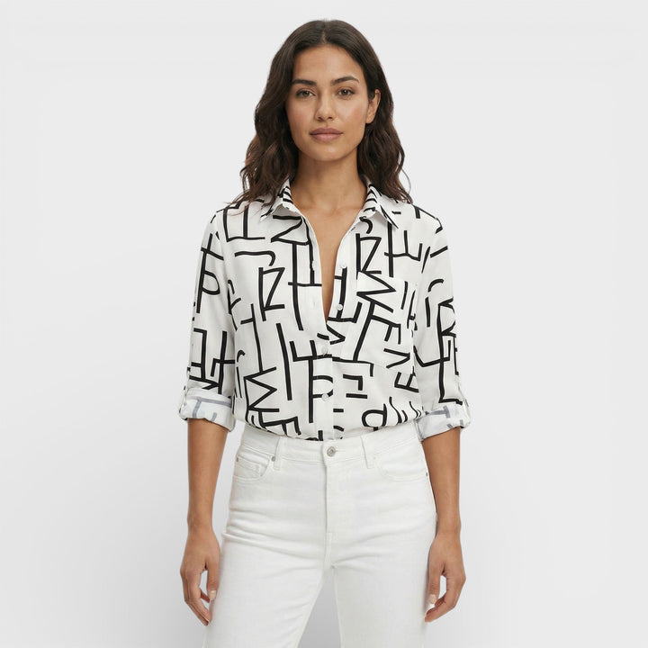 Blouse Classique Col Femme