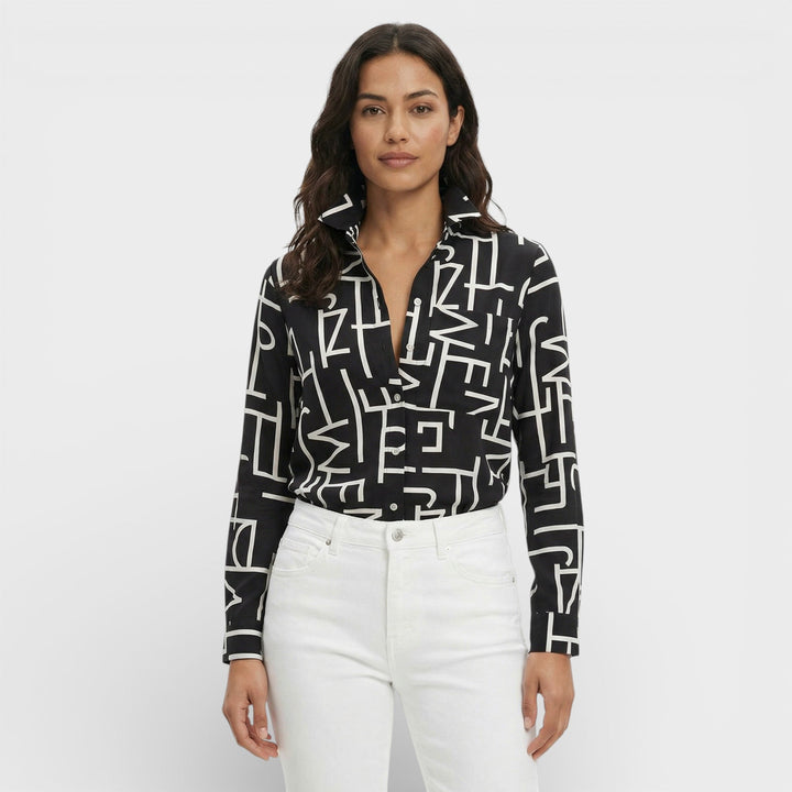 Blouse Classique Col Femme