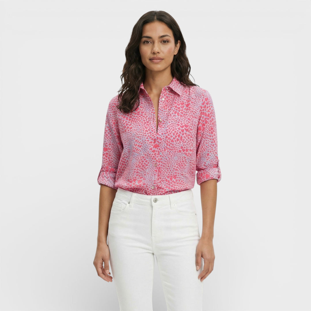 Blouse Classique Col Femme