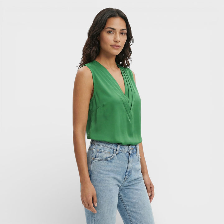 Blouse Sans Manches Élégante Femme