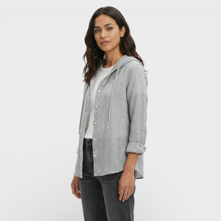 Blouse Ample Avec Capuche Femme
