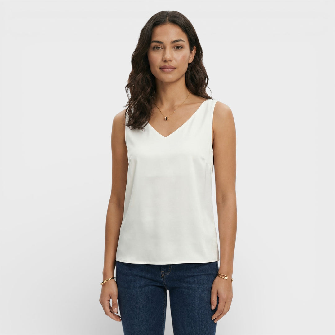 Top Décolleté V Femme Élégant