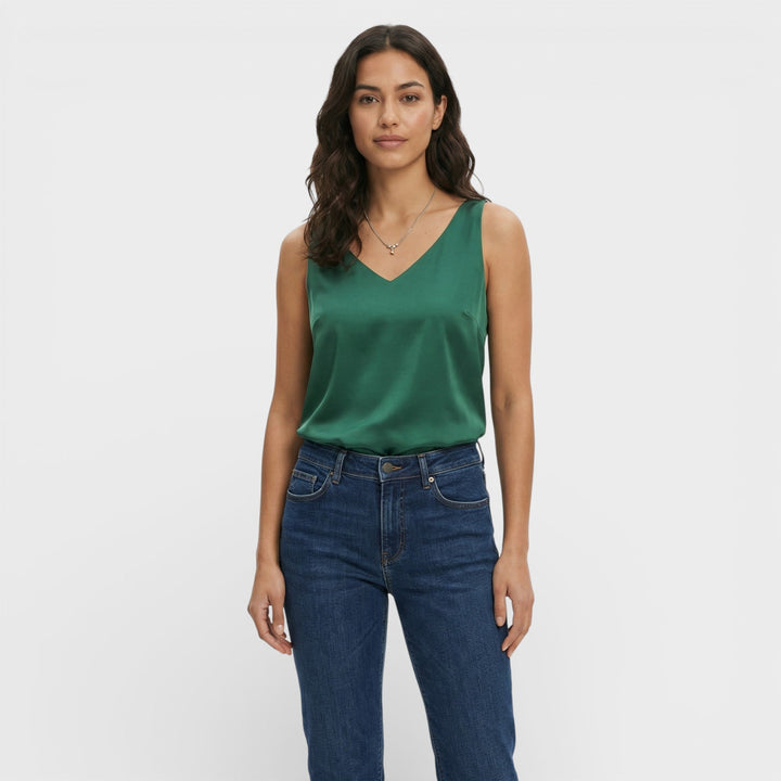 Top Décolleté V Femme Élégant