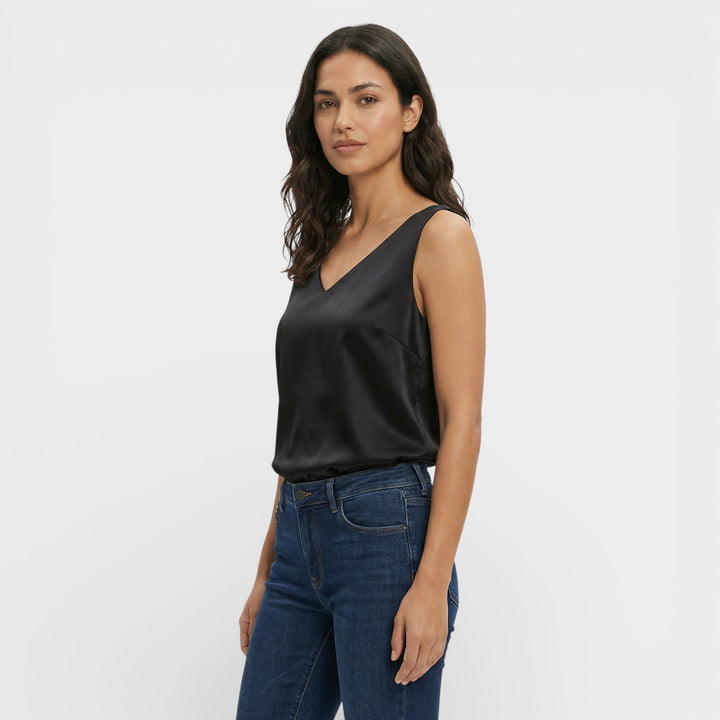 Top Décolleté V Femme Élégant