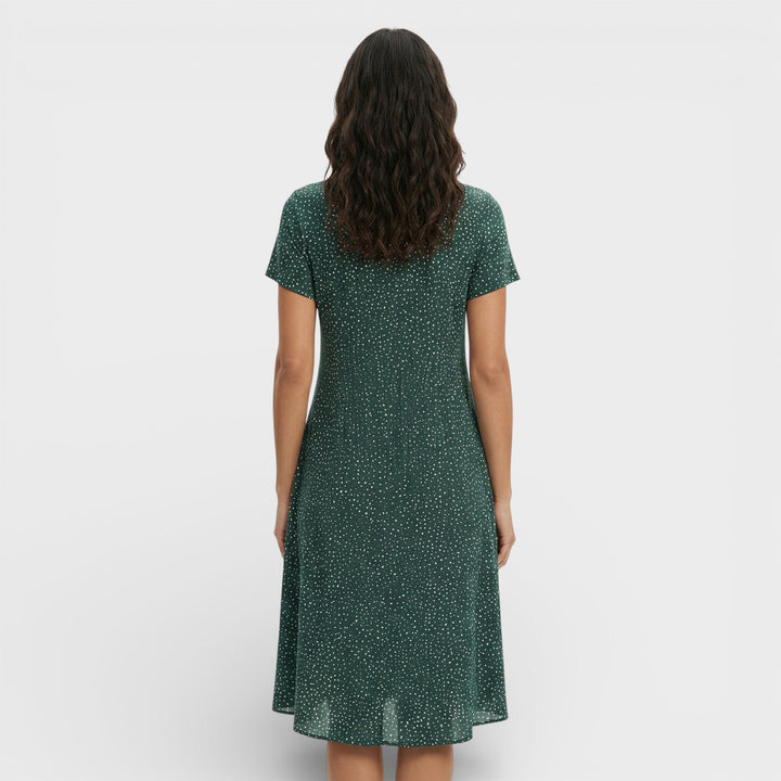 Robe Mini Verte Florale Légère